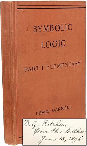 Symbolic Logic. Part I Elementary.