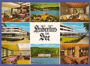 AK Ratzeburg, Restaurant Cafe Hubertus am See, Inhaber Bernhard Kühn, Mehrbildkarte, Innenansicht...