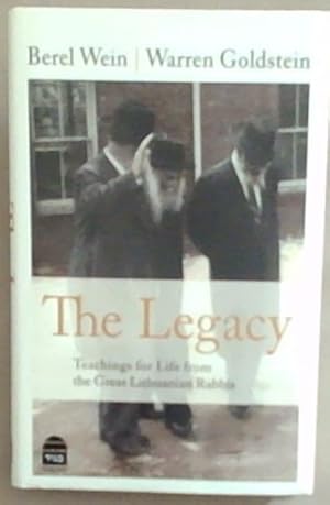 Bild des Verkufers fr The Legacy: Teachings for Life from the Great Lithuanian Rabbis zum Verkauf von Chapter 1