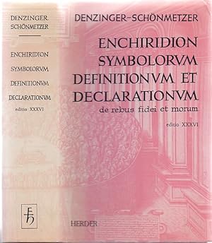 Imagen del vendedor de Enchiridion symbolorum et definitionum de rebus fidei et morum. editio XXVI emendata. a la venta por Antiquariat Dwal