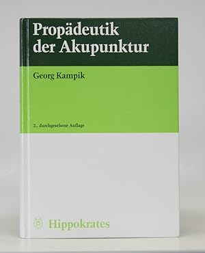 Propödeutik der Akupunktur.