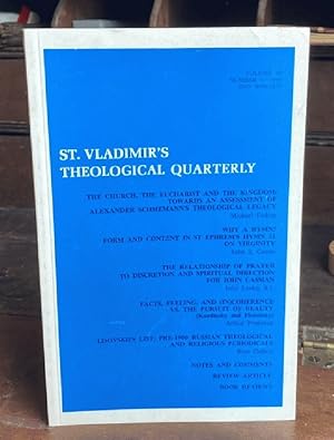 St. Vladimir's Theological Quarterly (Volume 40, Number 3, 1996)
