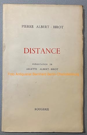 Seller image for Distance for sale by Antiquariat Bernhard