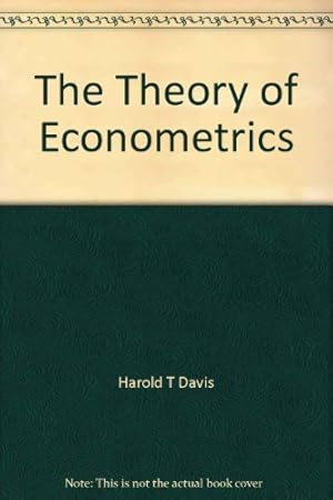 Seller image for The theory of econometrics, for sale by Ammareal