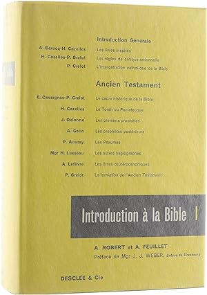 Seller image for Introduction  la bible - Tome 1 : Introduction gnrale, ancien testament for sale by Untje.com