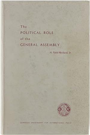 Imagen del vendedor de The political role of the General Assembly a la venta por Untje.com