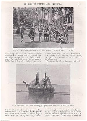 Imagen del vendedor de In the Andaman & Nicobar Islands, in the Bay of Bengal. An uncommon original article from the Wide World Magazine 1907. a la venta por Cosmo Books