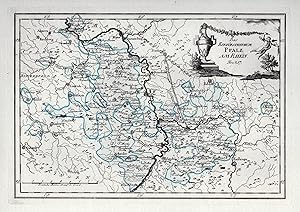 "Das Kurfürstenthum Pfalz am Rhein Nro 217" - Pfalz am Rhein Heidelberg Mannheim Darmstadt Heilbr...