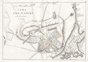 "Camp sous Hanover en fevrier 1758" - Hannover / Niedersachsen