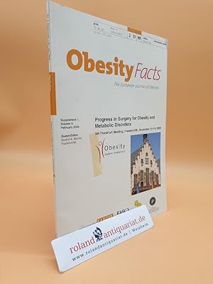 Progress in surgery for obesity and metabolic disorders 5th Frankfurt Meeting, Frankfurt/M., Nove...