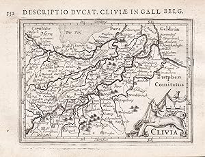 "Clivia" - Kleve Berg Düsseldorf Wesel Rees Wachtendonk map Karte carte