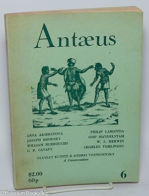 Seller image for Antus: #6, Summer 1972 for sale by Bolerium Books Inc.