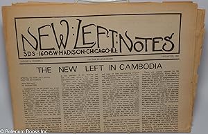 Seller image for SDS new left notes, vol. 3, no. 3, January 22, 1968 for sale by Bolerium Books Inc.