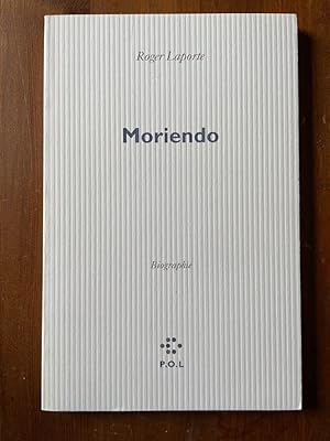 Seller image for Moriendo - biographie for sale by Librairie des Possibles