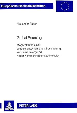 Immagine del venditore per Global Sourcing venduto da BuchWeltWeit Ludwig Meier e.K.