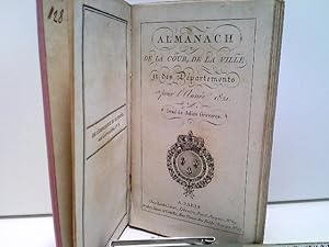 Almanach de la Cour, de la Ville et des Départemens pour l année 1821. (selten).