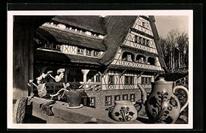 Bild des Verkufers fr Ansichtskarte Sasbachwalden /Schwarzwald, Sternenwirtshaus Schritt zum Verkauf von Bartko-Reher