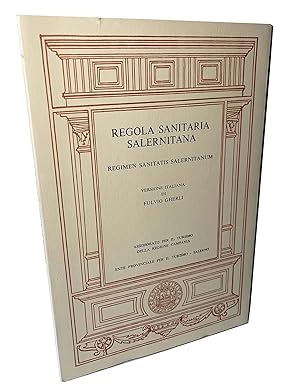 Seller image for Regola sanitaria salernitana for sale by Studio Bibliografico Imprimatur