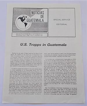 Seller image for Noticias de Guatemala (No. 163 - April 1989): Special Service Editorial for sale by Bloomsbury Books