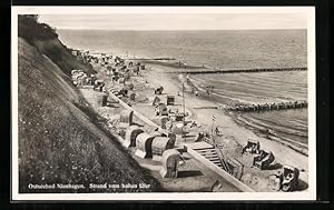 Bild des Verkufers fr Ansichtskarte Nienhagen, Strand vom hohen Ufer zum Verkauf von Bartko-Reher