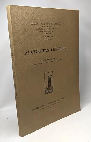 Image du vendeur pour Auctoritas principis - Collection d'tudes latines - srie scientifique XXII mis en vente par crealivres