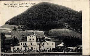 Ansichtskarte / Postkarte Langwaltersdorf Schlesien, Gasthof zum Storchberg