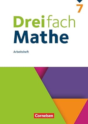Seller image for Dreifach Mathe 7. Schuljahr - Arbeitsheft mit Lsungen for sale by Smartbuy