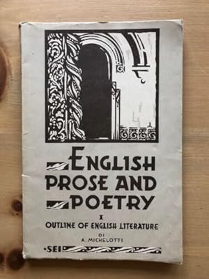 Bild des Verk�ufers f�r ENGLISH PROSE AND POETRY zum Verkauf von Happyfish Books