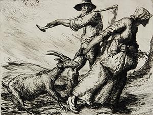 Seller image for Gruner, Erich , Gruner, Erich - "Bauern" for sale by Graphikantiquariat Koenitz