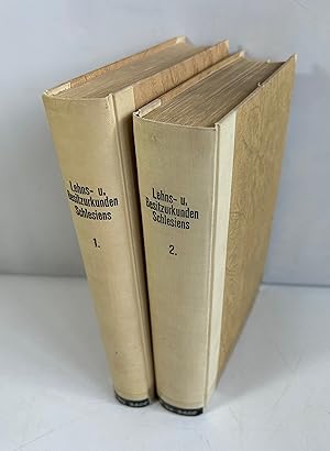 Bild des Verkufers fr Lehns- und Besitzurkunden Schlesiens und seiner einzelnen Frstenthmer im Mittelalter. Teil 1 und 2 in zwei Bnden. (= Publicationen aus den Kniglich Preussischen Staatsarchiven, Band 7 und 16). zum Verkauf von Antiquariat Bookfarm
