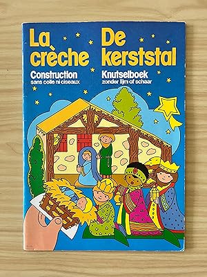 De Kerststal La Creche Knutselboek zonder lijm of schaar