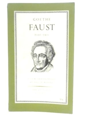 Seller image for Faust, Part II (Two) for sale by World of Rare Books