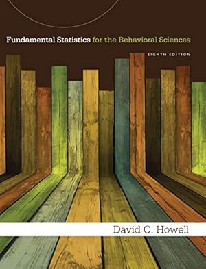 Seller image for Fundamental Statistics for the Behavioral Sciences for sale by Pieuler Store