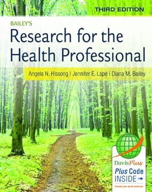 Seller image for Bailey's Research for the Health Professional for sale by Pieuler Store