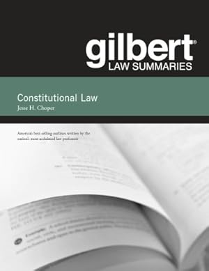 Immagine del venditore per Gilbert Law Summaries on Constitutional Law, 31st venduto da Pieuler Store