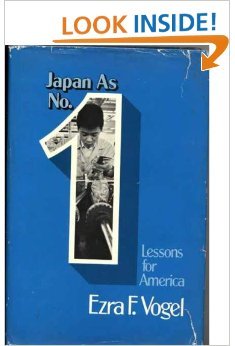 Immagine del venditore per Japan As Number One: Lessons for America venduto da Pieuler Store