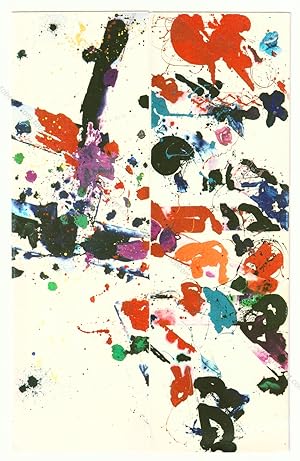 Sam FRANCIS. Oeuvres récentes.