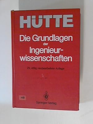 Bild des Verkufers fr HTTE: Die Grundlagen der Ingenieurwissenschaften zum Verkauf von ANTIQUARIAT FRDEBUCH Inh.Michael Simon