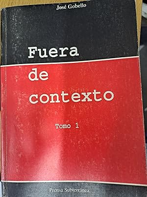Seller image for Fuera de contexto tomo 1 for sale by Libros nicos