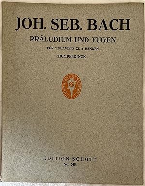 PRAELUDIUM UND FUGEN IN QUINTENZIRKEL AUS DEM WOHLTEMPERIERTEN KLAVIER,