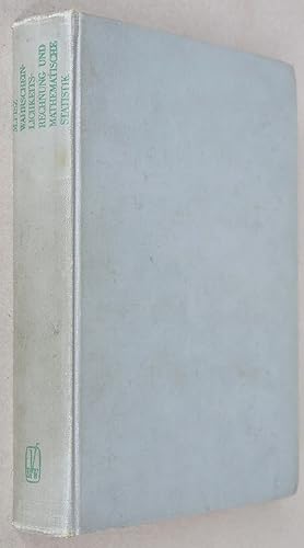 Bild des Verkufers fr Wahrscheinlichkeitsrechnung und mathematische Statistik. Mit 37 Abbildungen, 40 Tabellen und 8 Tafeln. Sechste, berichtige Auflage [= Hochschulbcher fr Mathematik; 40] zum Verkauf von Antikvariat Valentinska