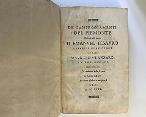 De' campeggiamenti del Piemonte descritti. Volume secondo il qual contiene La rivoluzione della f...