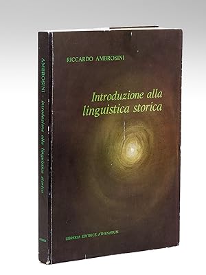 Bild des Verkufers fr Introduzione alla linguistica storica zum Verkauf von Librairie du Cardinal