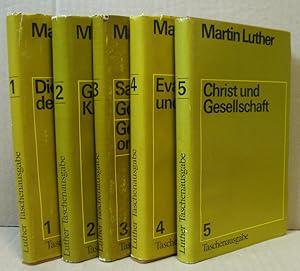 Bild des Verkufers fr Auswahl in 5 Bnden: Die Botschaft des Kreuzes/ Glaube und Kirchenreform/ Sakramente. Gottesdienst, Gemeindeordnung/ Evangelium und Leben/ Christ und Gesellschft. zum Verkauf von Nicoline Thieme