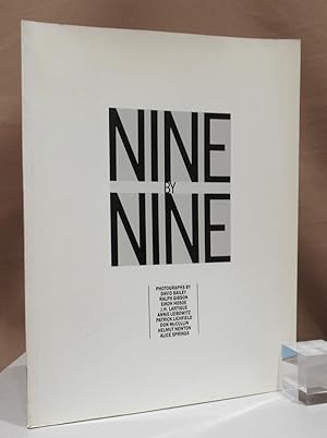 Imagen del vendedor de Nine by nine. Photographs by David Bailey, Ralph Gibson, Eikoh Hosoe, J. H. Lartigue, Annie Leibovitz, Patrick Lichfield, Don McCullin, Helmut Newton, Alice Springs. a la venta por Dieter Eckert