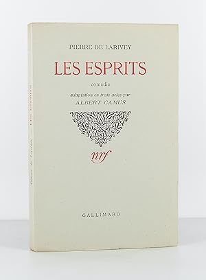 Bild des Verkufers fr Les Esprits, comdie. Adaptation en trois actes par Albert Camus. zum Verkauf von Librairie KOEGUI