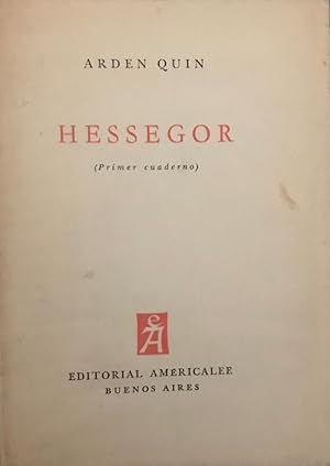 Imagen del vendedor de Hessegor (primer cuaderno) a la venta por Libros del Ayer ABA/ILAB