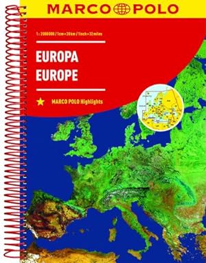 Bild des Verkäufers für MARCO POLO Reiseatlas Europa 1:2 Mio. zum Verkauf von Rheinberg-Buch Andreas Meier eK