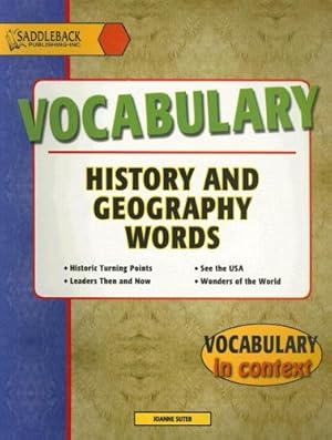 Bild des Verkufers fr History and Geography: Vocabulary (Vocabulary in Context) zum Verkauf von WeBuyBooks