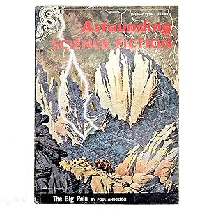 Bild des Verkufers fr Astounding Science Fiction, Vol. LIV [54], No. 2, (October 1954) featuring The Big Rain; The Deviant; Training Aid; The Conners; They'd Rather Be Right (part 3); and Jove Intervenes zum Verkauf von Memento Mori Fine and Rare Books